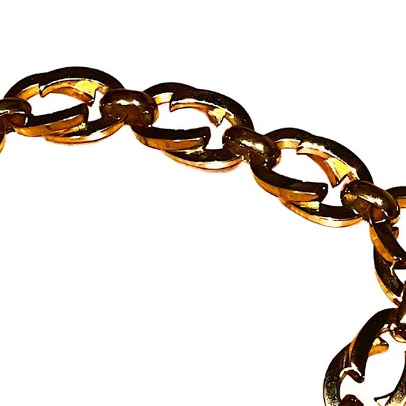 Authentic Gucci Tom Ford Gold Plated Rare GG Chunky Link Choker - Picture 3 of 9